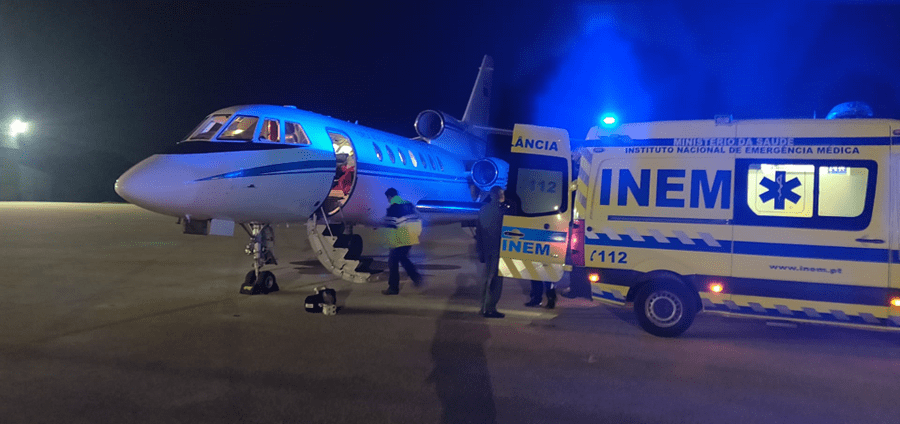 Criança de dez anos transportada de urgência dos Açores para Lisboa pela Força Aérea