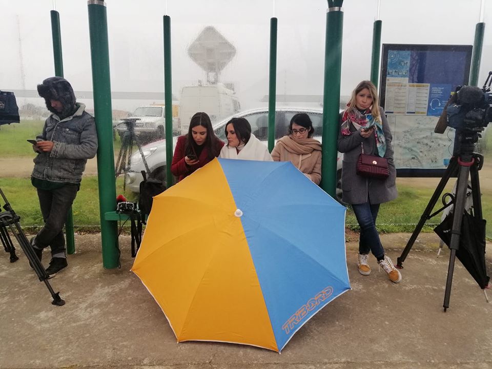 Tancos. Tribunal sem condições deixa jornalistas a trabalhar à chuva