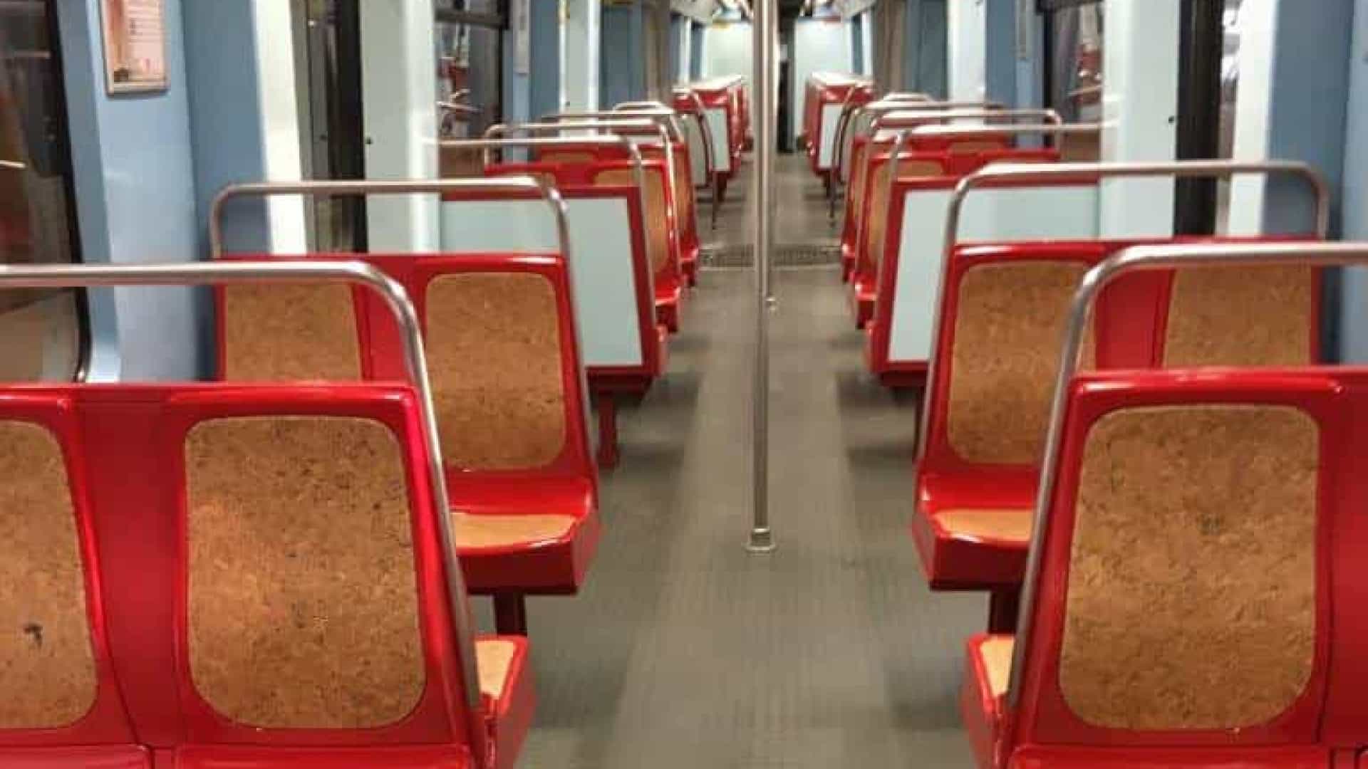 Metro de Lisboa anuncia que vai renovar bancos de todas as carruagens