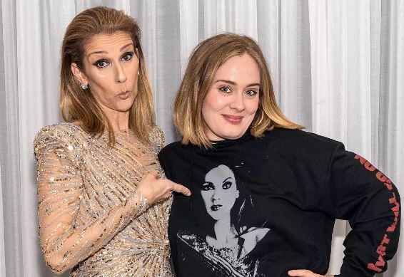 Adele revela que guarda pastilha elástica mastigada por Céline Dion