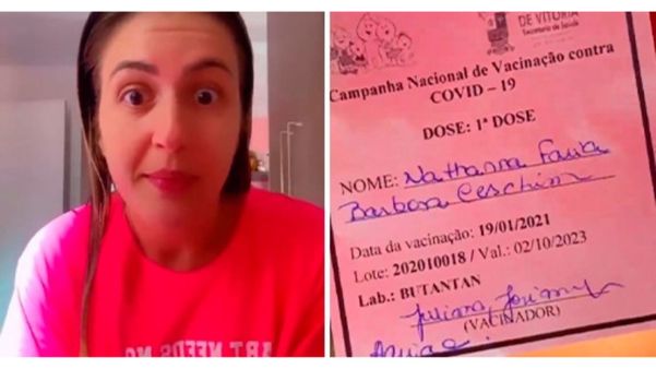 Enfermeira brasileira despedida depois de ridicularizar vacina contra covid-19: &#8220;Tomei foi água&#8221;
