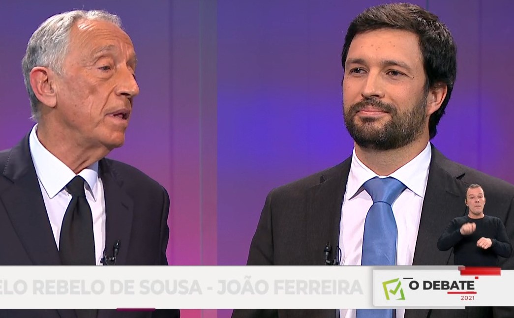 Marcelo Rebelo de Sousa vs João Ferreira. O candidato do PCP diz que Marcelo não sabe a manter a neutralidade do exercício de poder