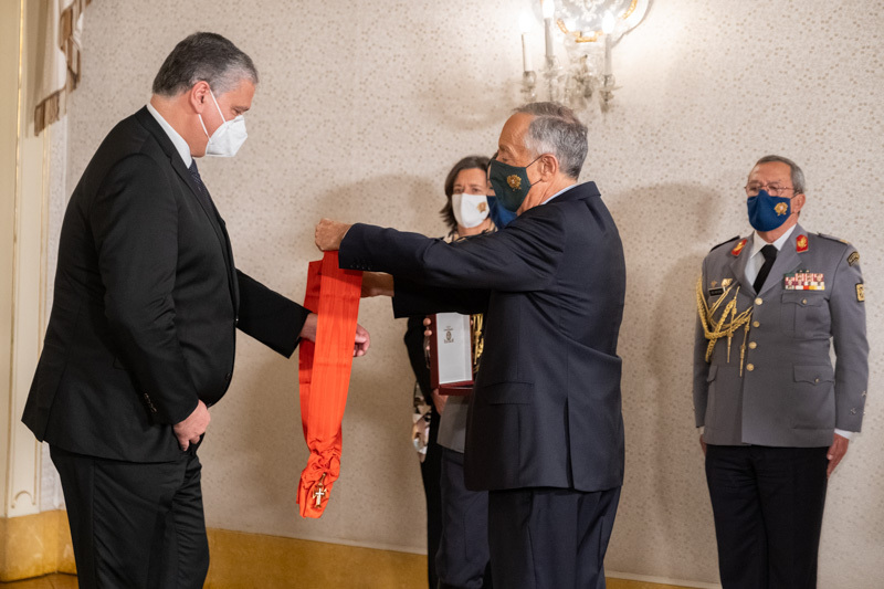 Presidente da República condecorou Vasco Cordeiro com Ordem Militar de Cristo