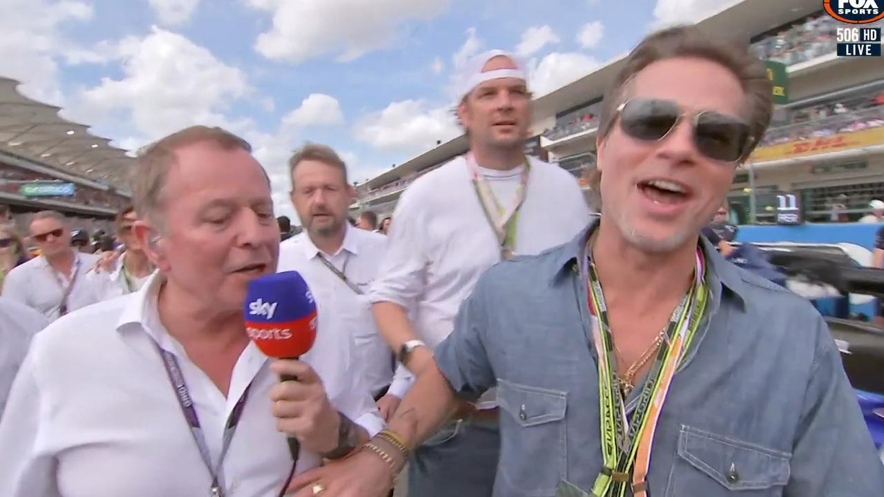 Brad Pitt envolvido em polémica após ter ignorado jornalista durante competição de Fórmula 1