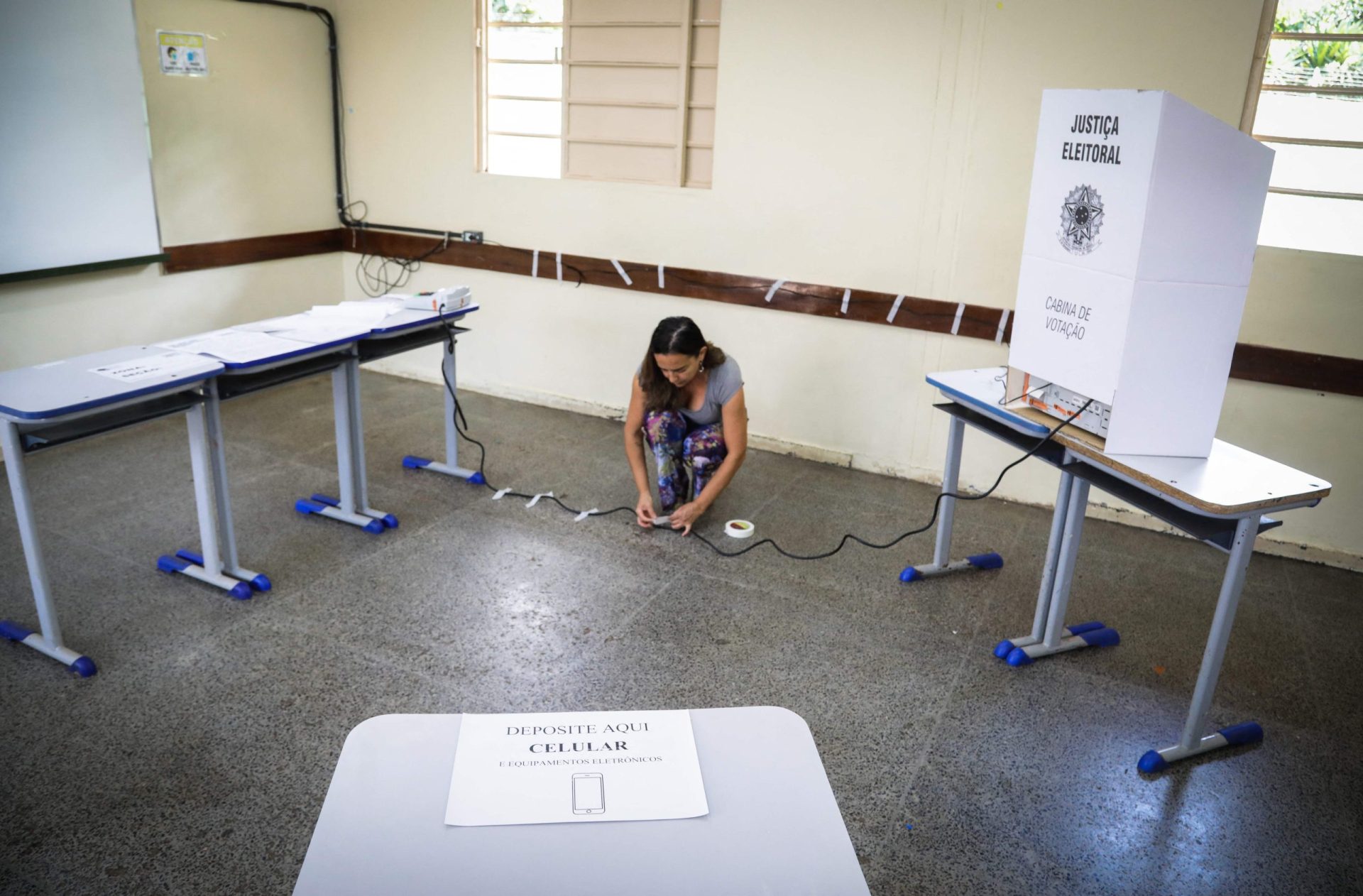 Brasil. Urnas de voto já fecharam