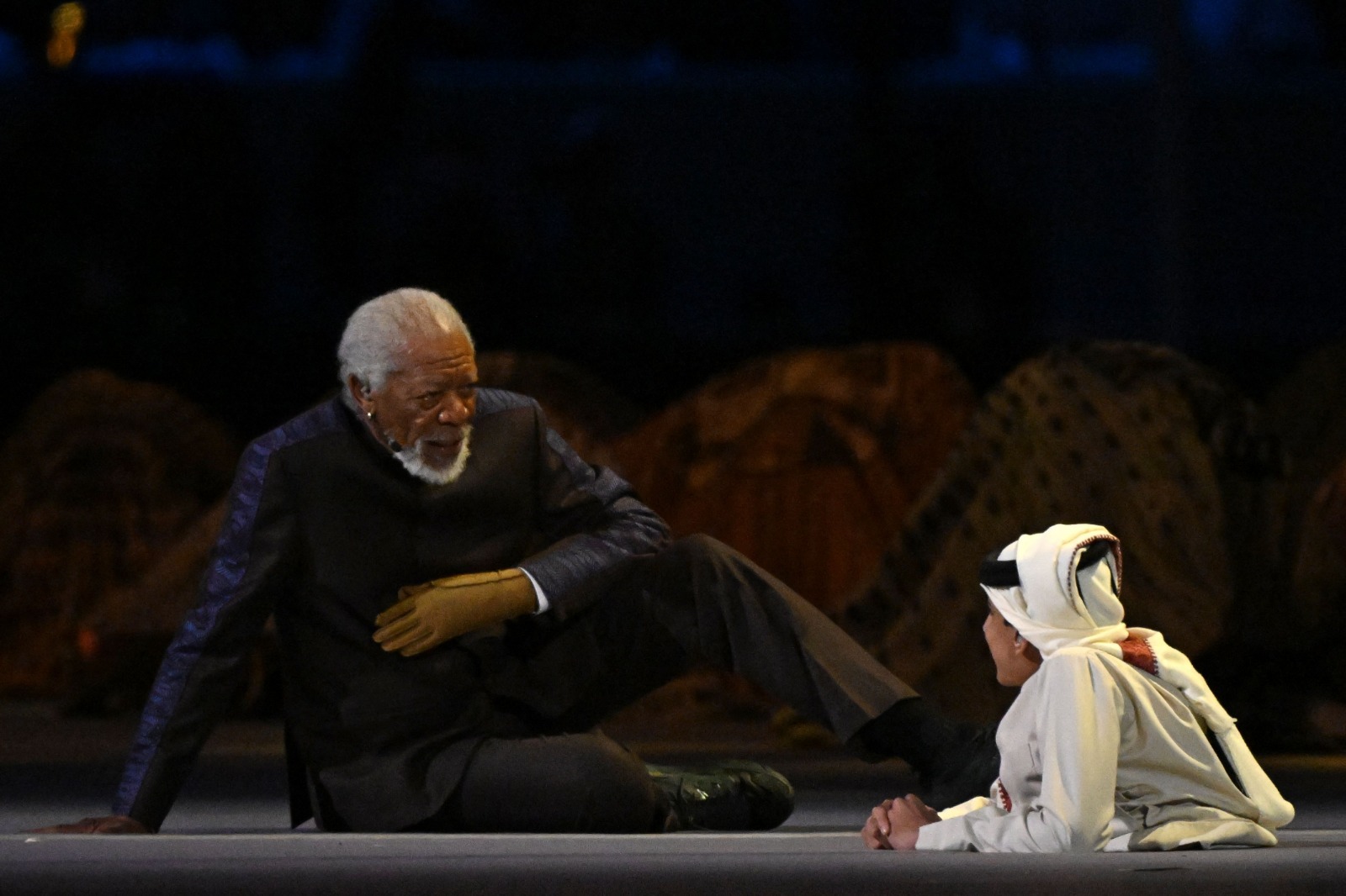 Morgan Freeman atacado por participar na abertura do Mundial no Qatar