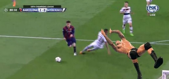 Boateng humilhado por Messi&#8230; e pelas redes sociais