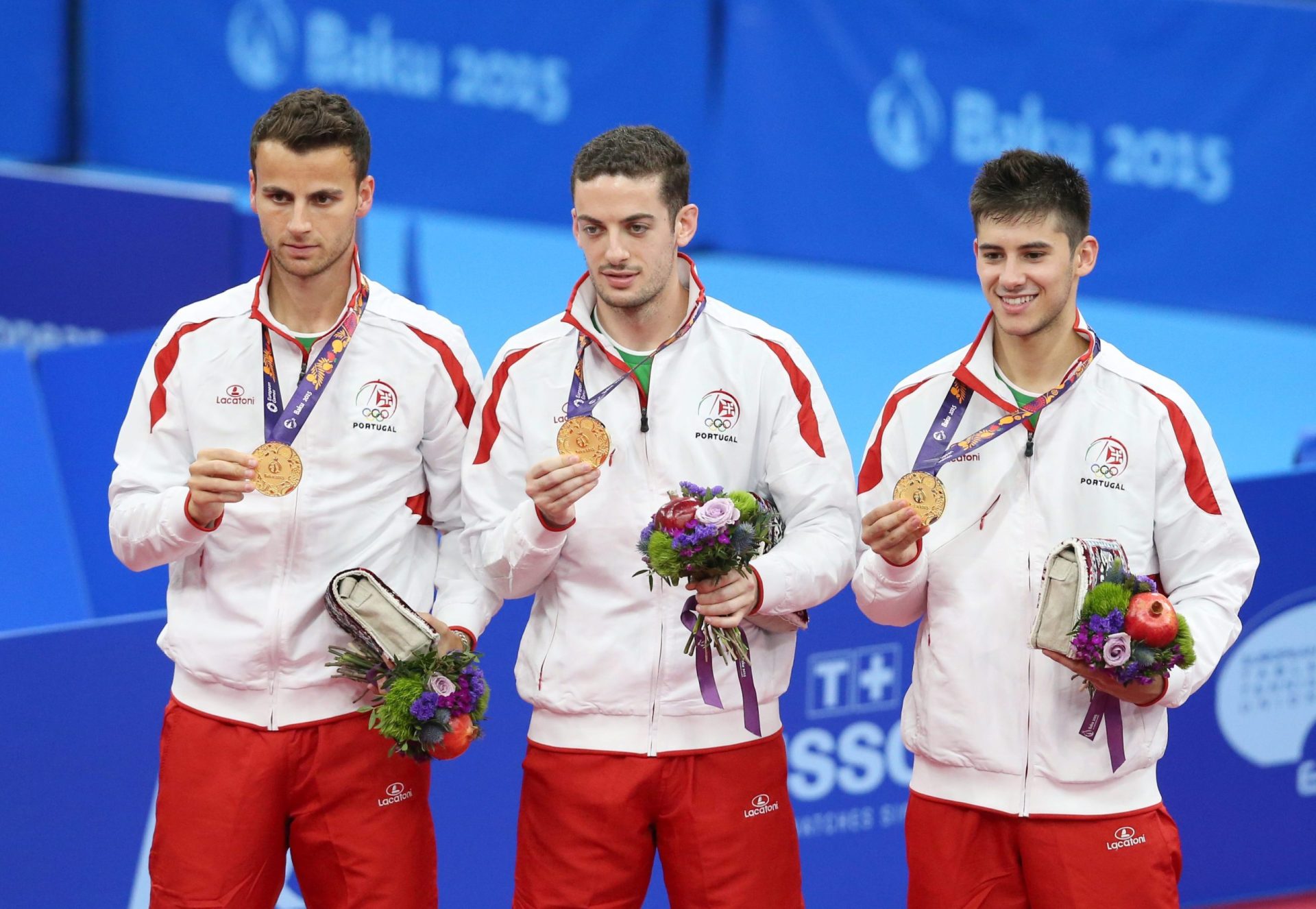 Portugueses medalhados. Um olho em Baku e outro no Rio