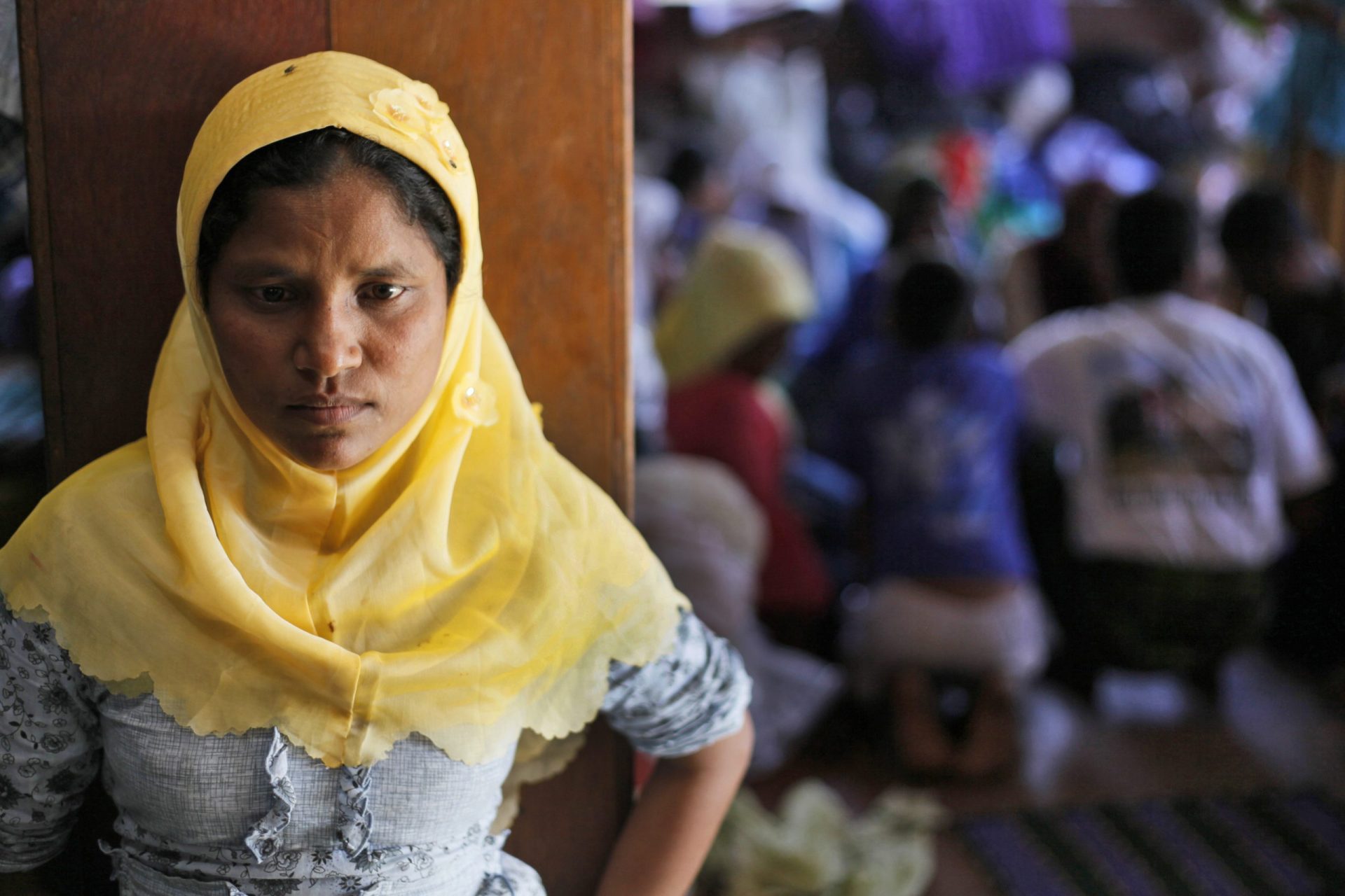Migrantes rohingya violadas em cativeiro