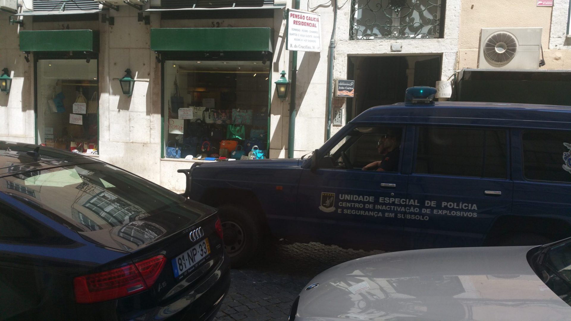 Lisboa. Ameaça de bomba cortou rua da Baixa lisboeta