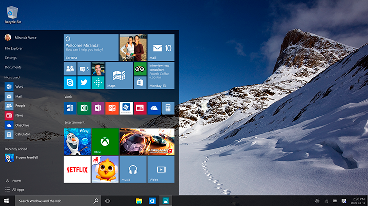 Microsoft lança hoje Windows 10