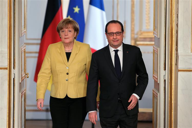Grécia: Merkel e Hollande reúnem-se na segunda-feira