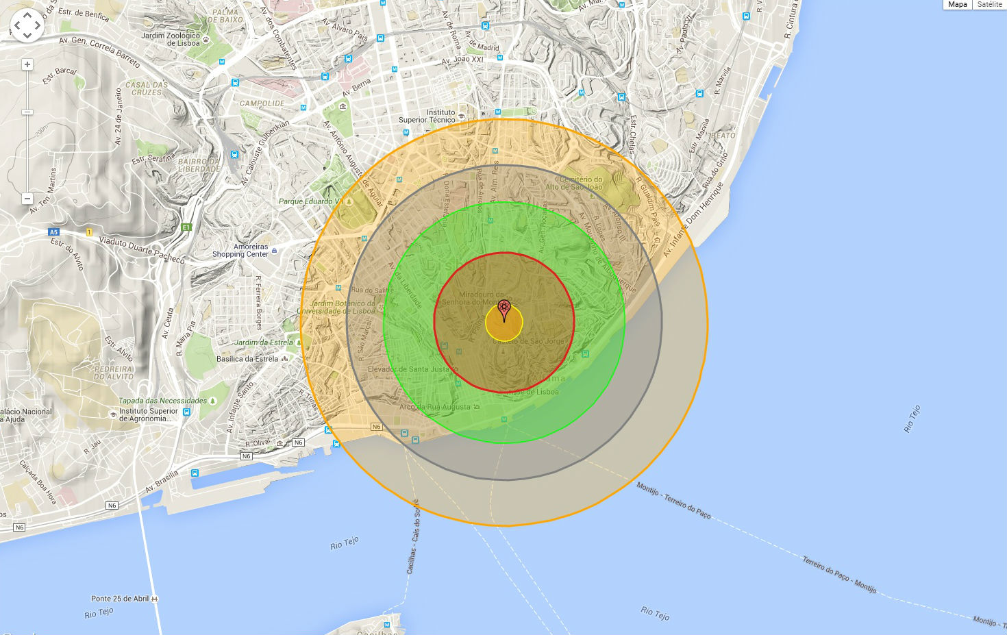 E se a bomba de Hiroxima caísse na sua cidade?