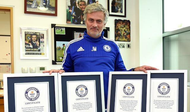 Mourinho entra no livro de recordes do Guinness