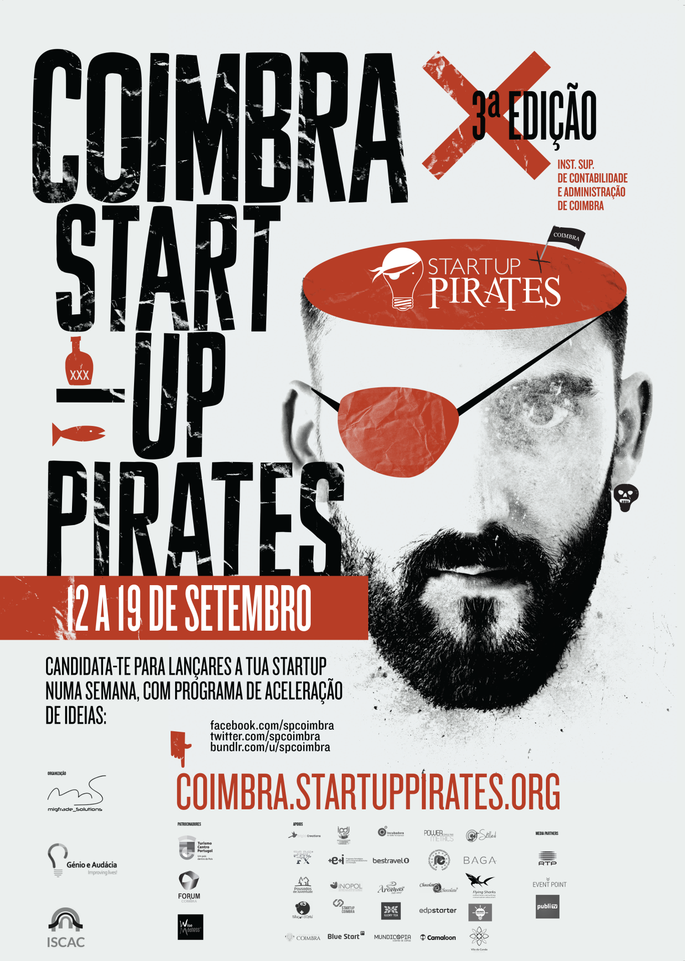 3ª edição do Startup Pirates. As inscrições ainda estão abertas.