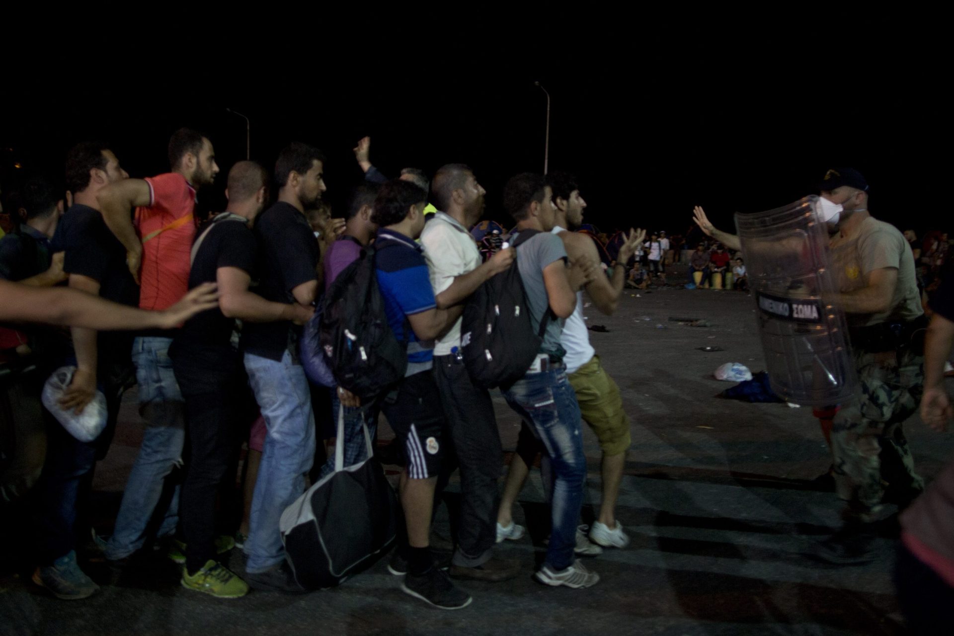 Novos confrontos na ilha grega de Lesbos