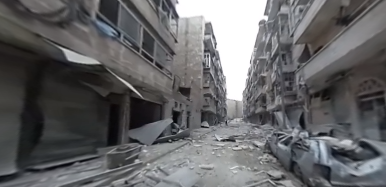 Foi retomada a evacuação de Aleppo. Vídeo mostra a destruição das ruas da cidade