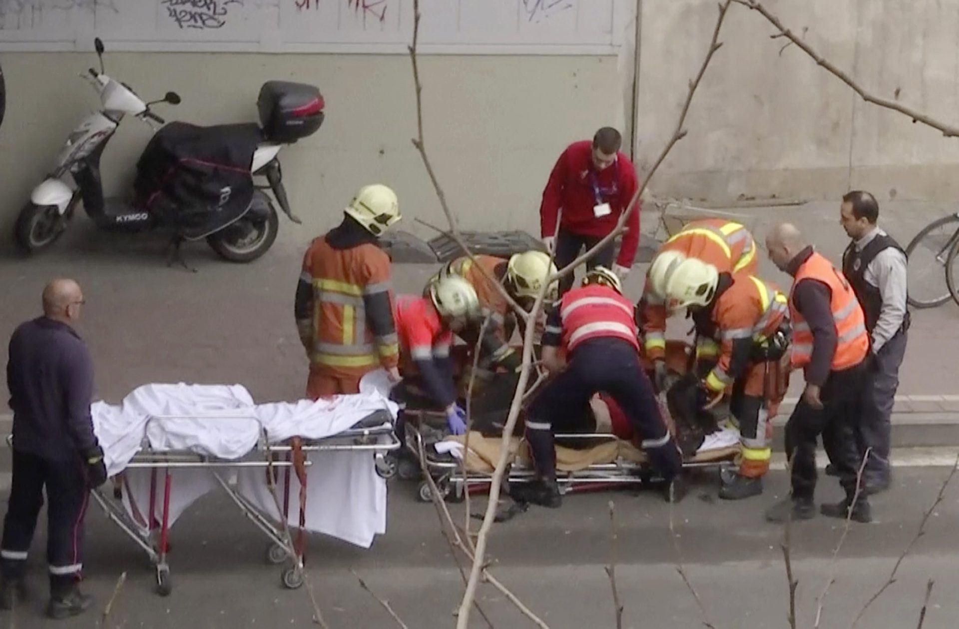 Vídeo capta o momento após o atentado terrorista no metro de Maelbeek