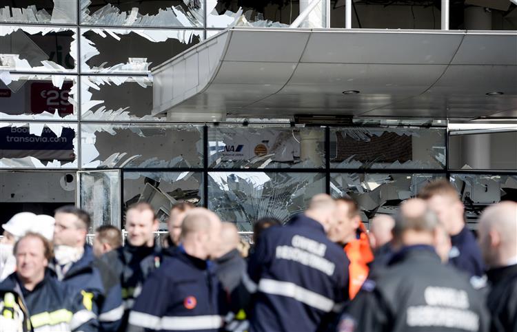 Vídeo recria explosões no aeroporto de Bruxelas