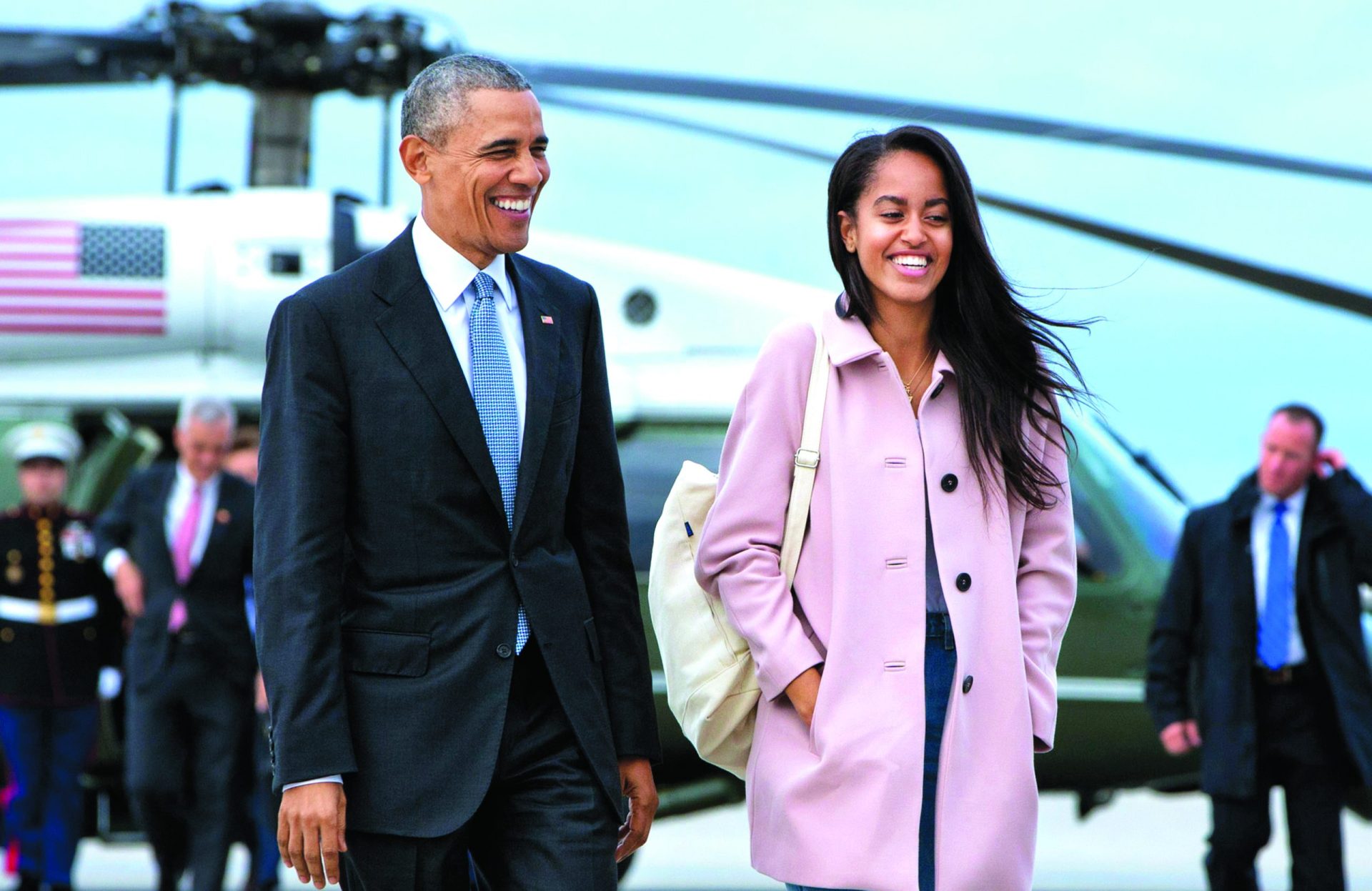 Malia Obama. Agora é a vez dela