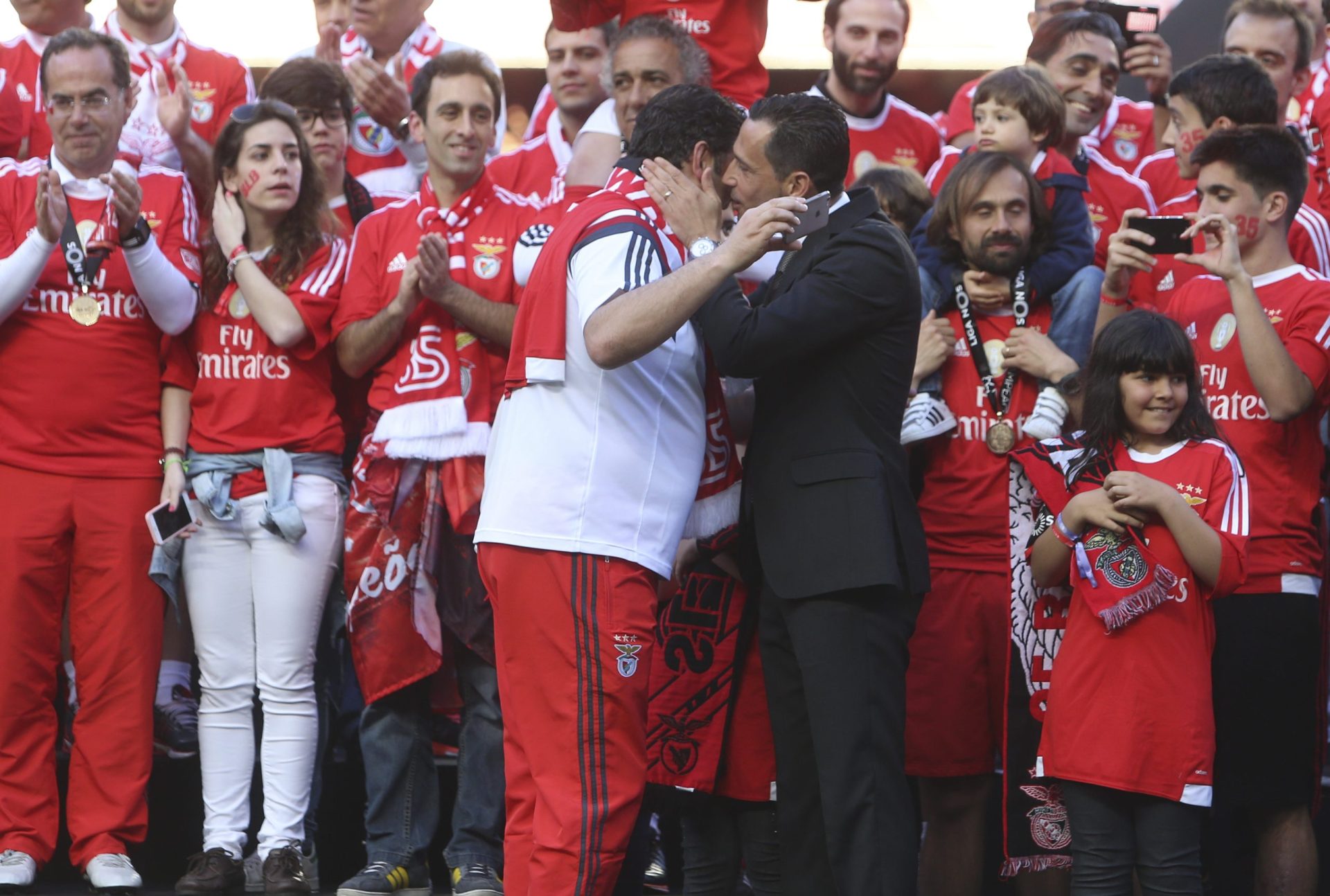 Benfica tricampeão nacional [fotogaleria]