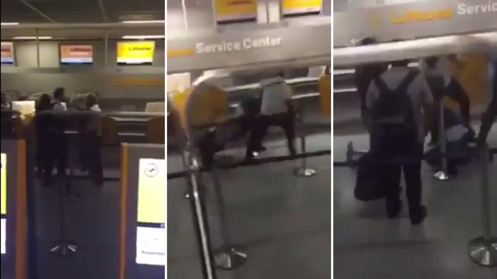 Passageiro perde a paciência e agride três polícias no aeroporto