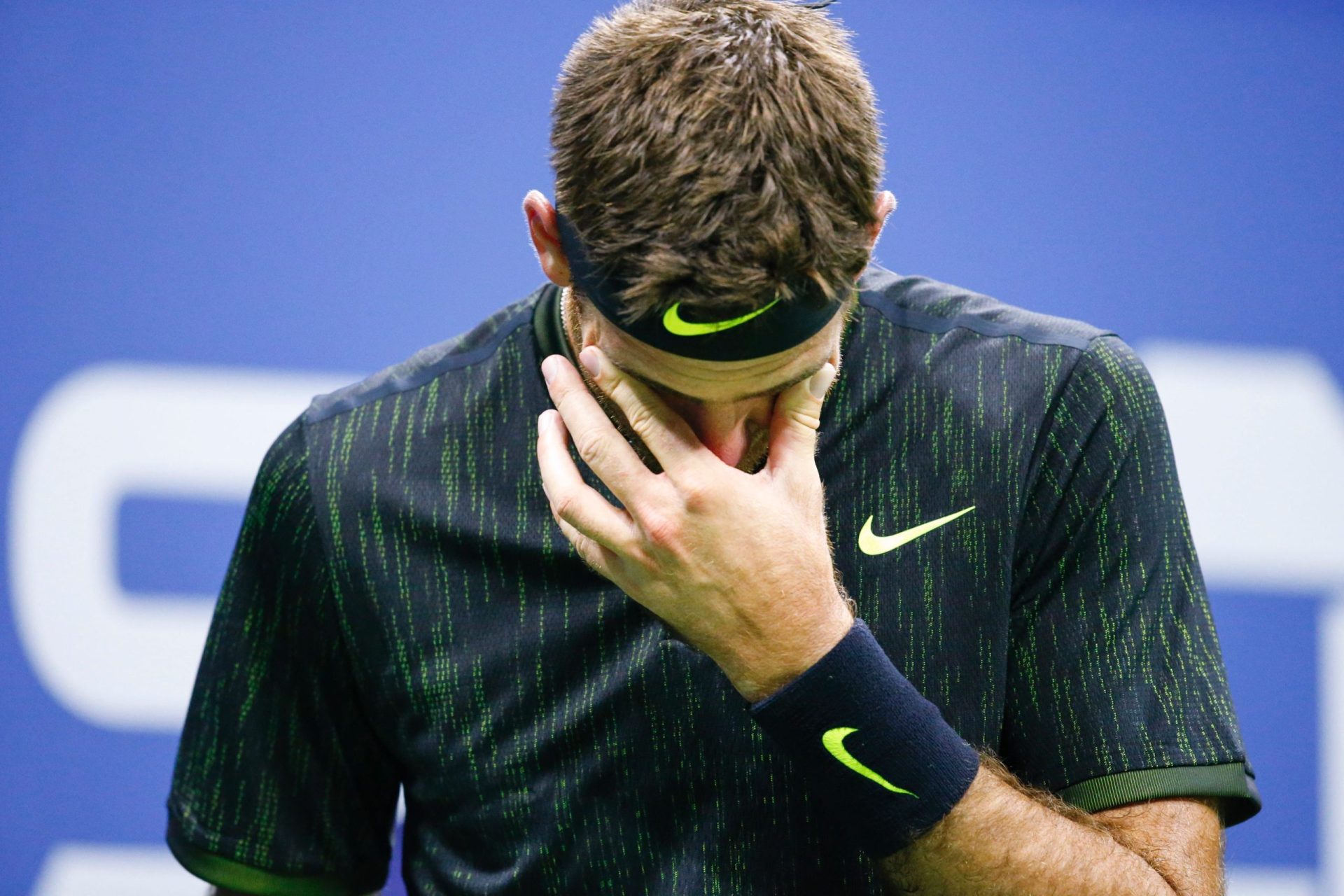 Del Potro em lágrimas no US Open