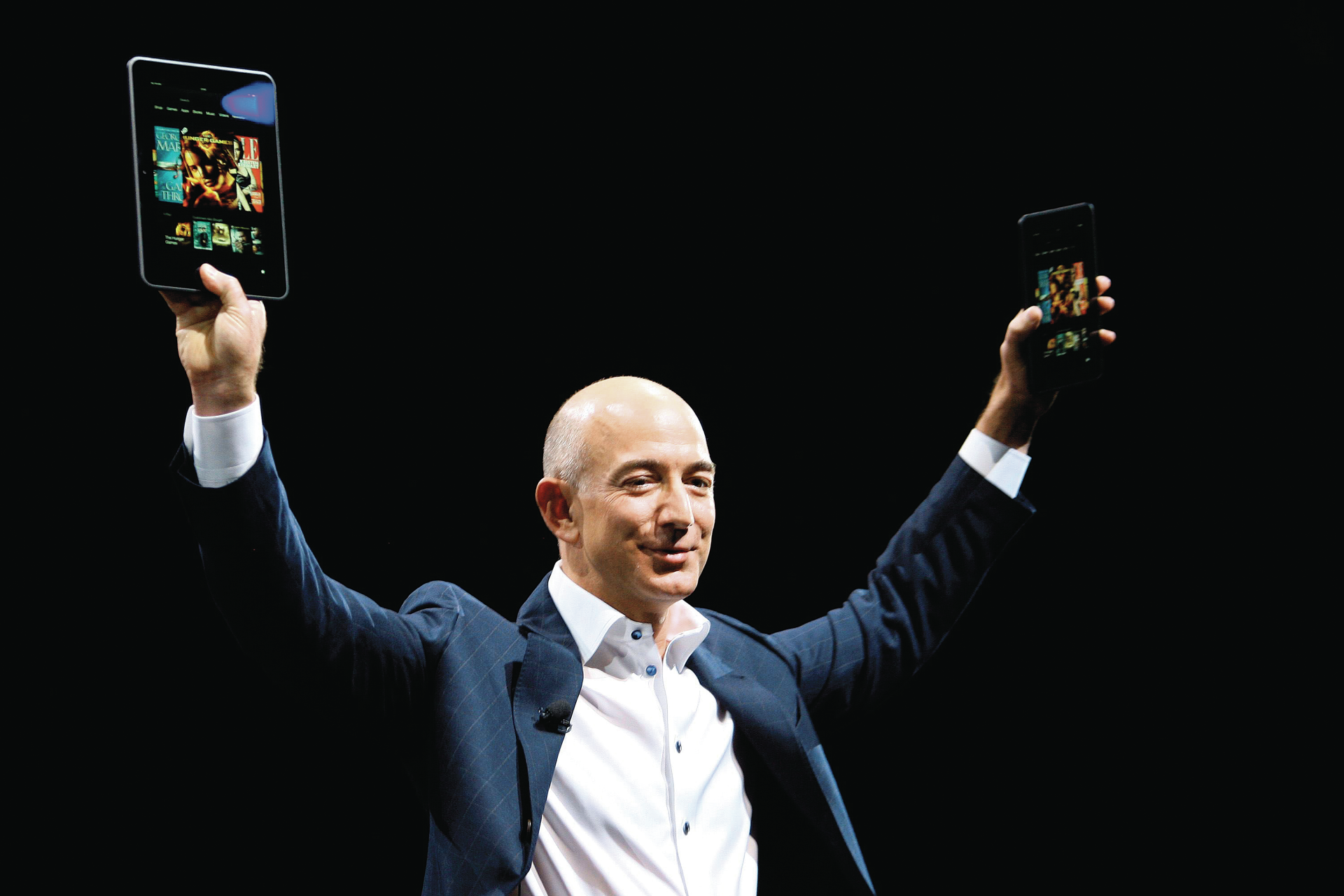 Jeff Bezos. O fundadador da Amazon para quem nem o céu é o limite