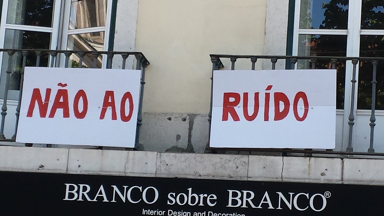 «Não ao ruído»