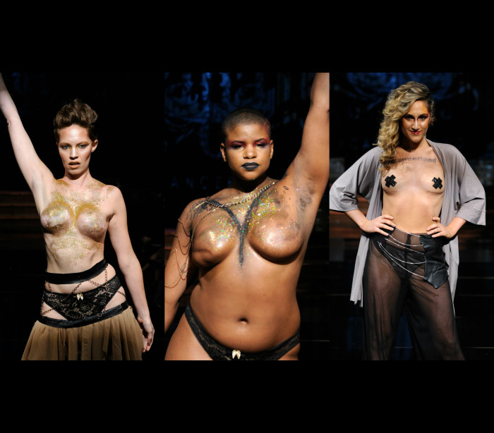 Mulheres que venceram cancro desfilam em lingerie em Nova Iorque