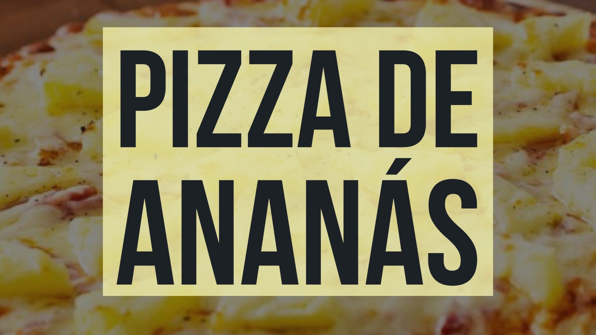 Isto é Sério: Pizza de Ananás