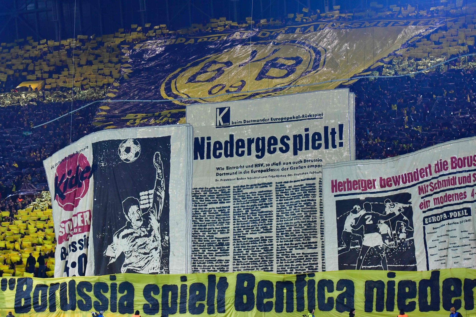 A imagem do Dortmund que intimidou o Benfica