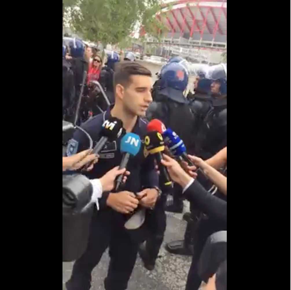 Polícia intervem em confrontos entre adeptos do Benfica- vídeo