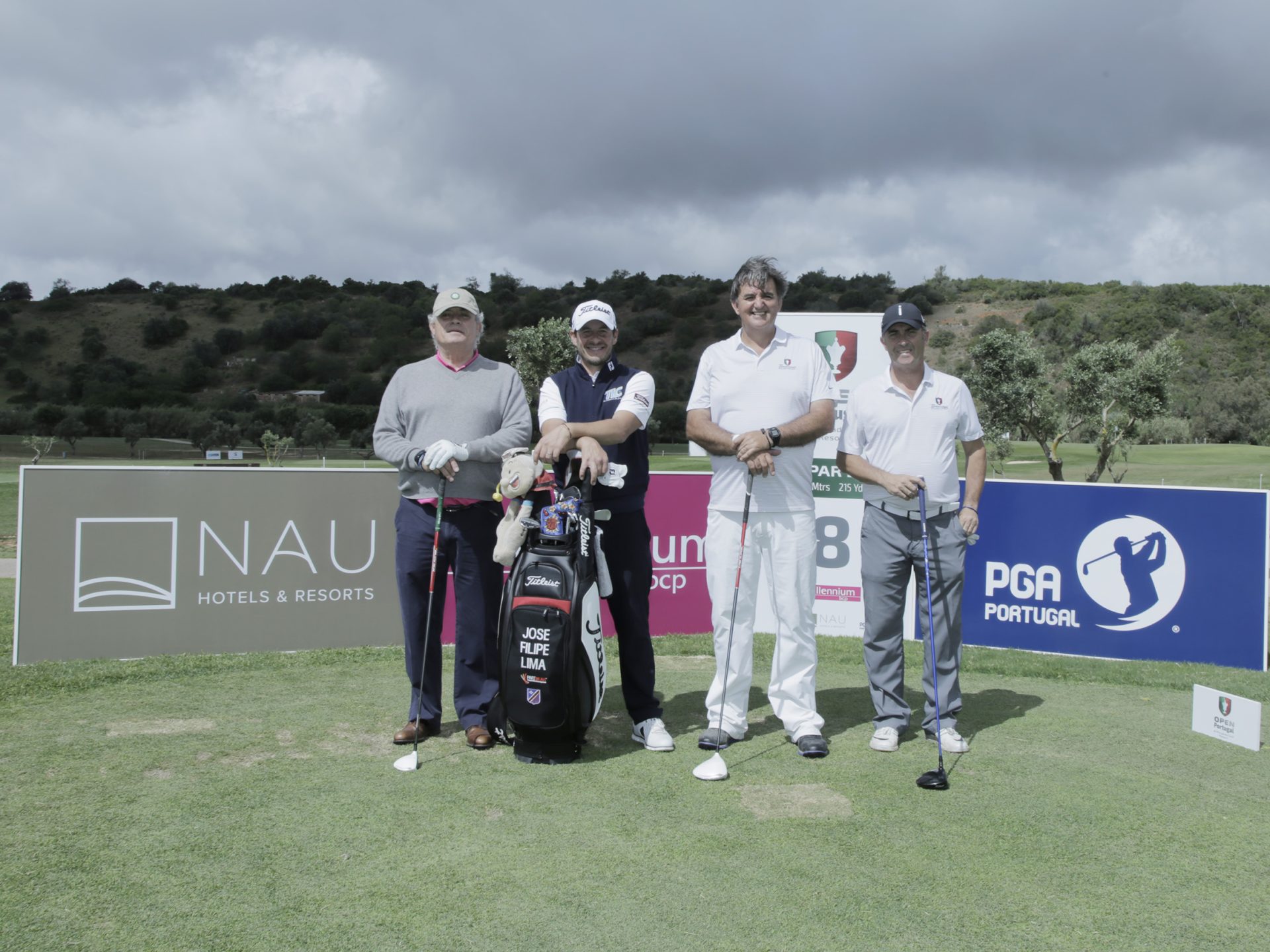 Golfe. Filipe Lima ganha Pro-Am e Luís Figo recusa polémica