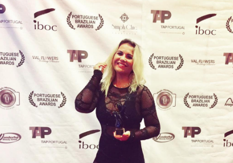 Katia Aveiro recebe prémio internacional