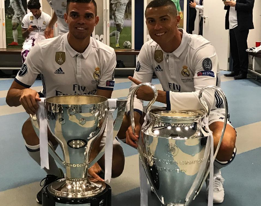 Ronaldo faz homenagem a Pepe nas redes