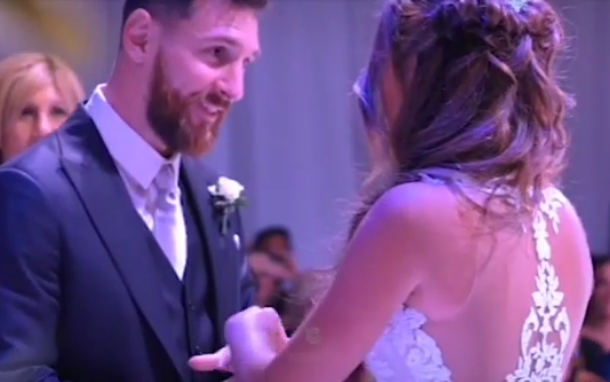 Lionel Messi partilha vídeo do seu casamento