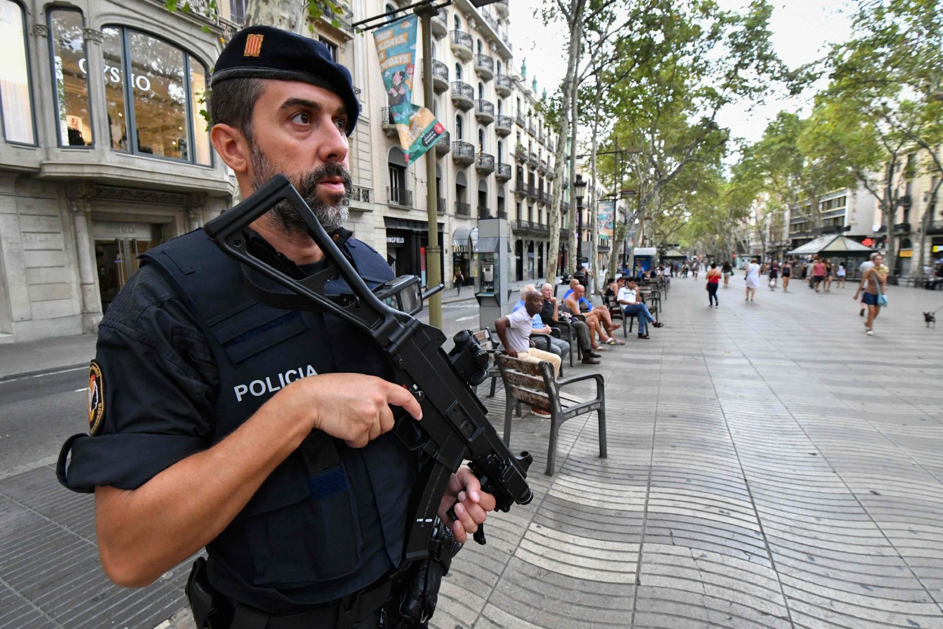 Polícia de Barcelona evacuou as Ramblas