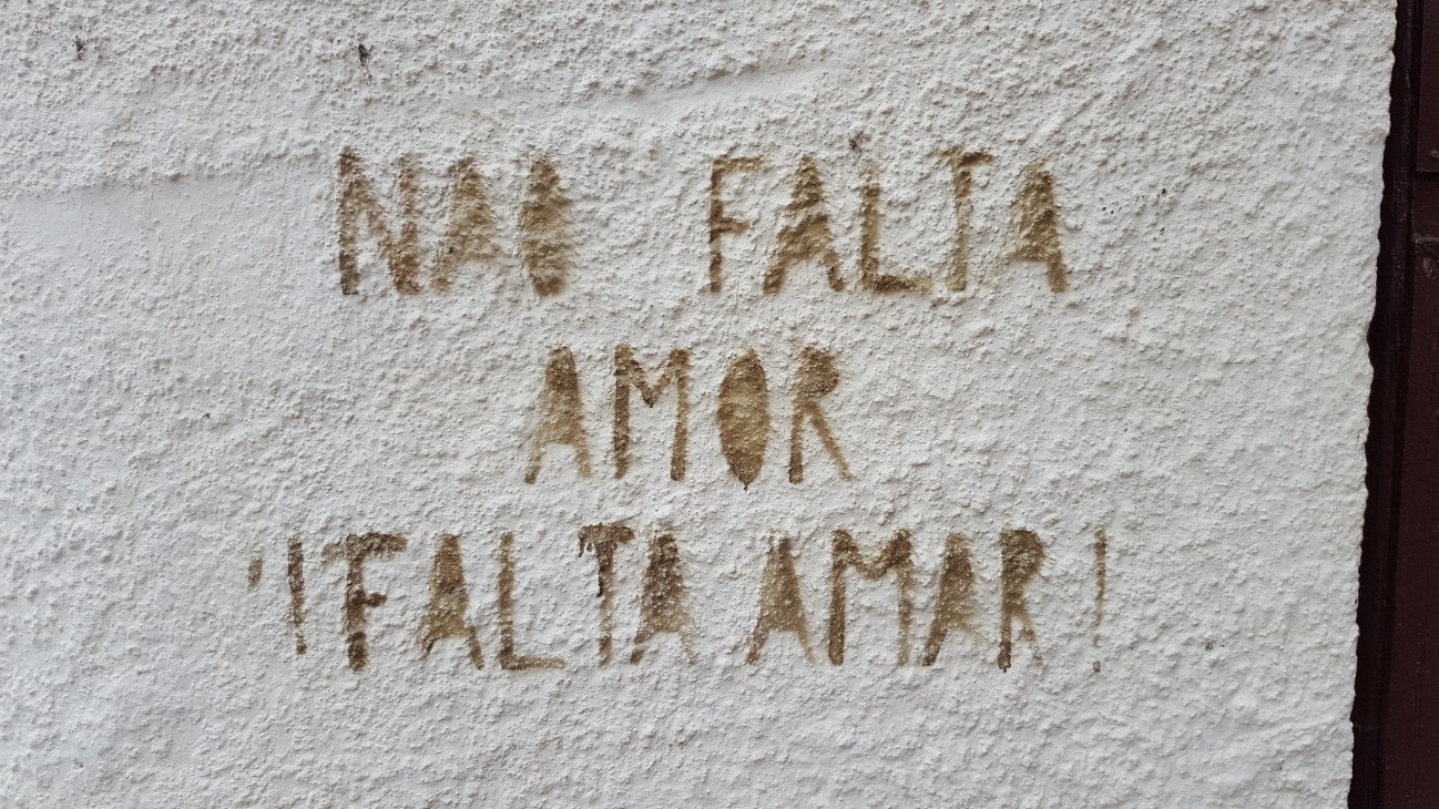 «Não falta amor. Falta amar»