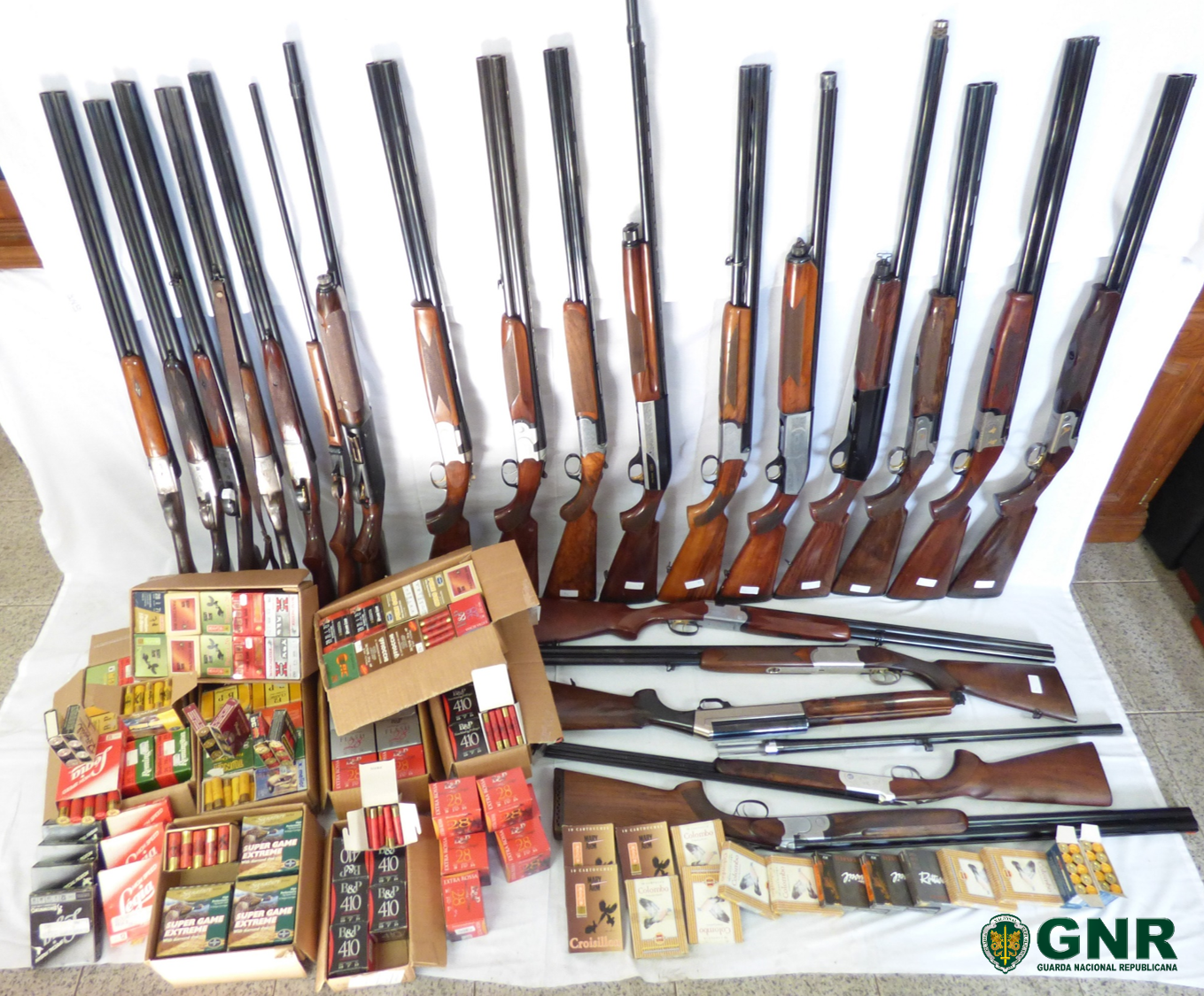 GNR apreende 22 armas e cerca de 6 mil munições em Viana do Castelo