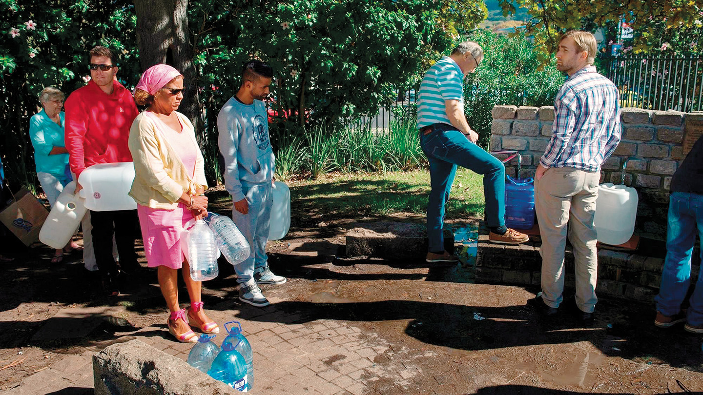 A água está a acabar na Cidade do Cabo