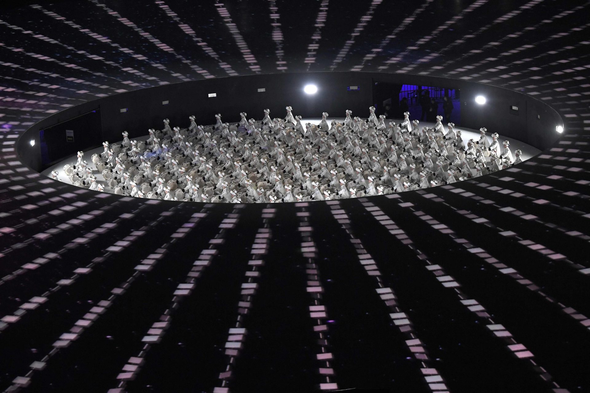 As fotos da cerimónia de abertura dos Jogos Olímpicos de Pyeongchang