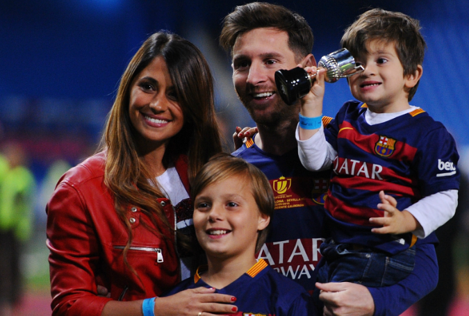 Lionel Messi foi pai pela terceira vez