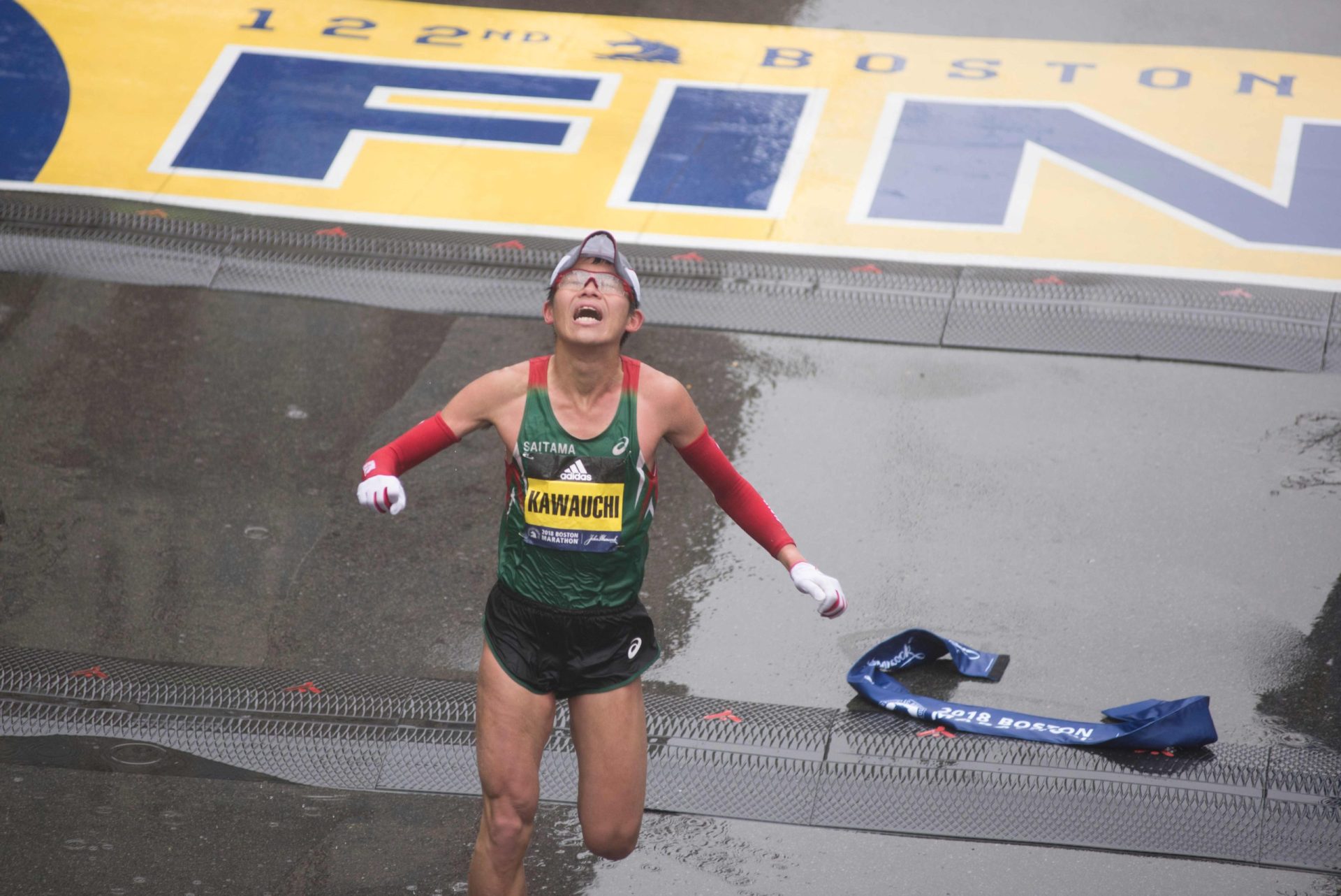 Japonês vence maratona de Boston