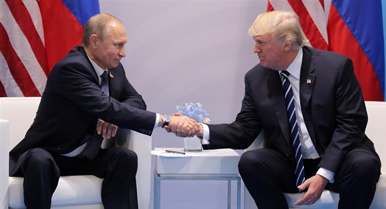 Donald Trump propôs a Vladimir Putin um encontro na Casa Branca