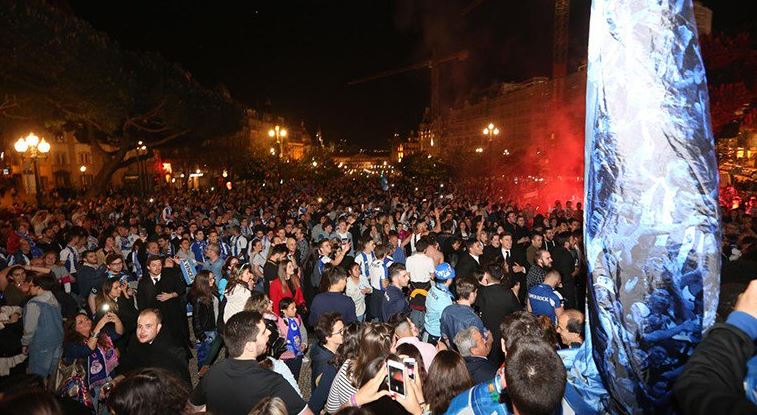FC Porto. Noite de festa com momentos atribulados