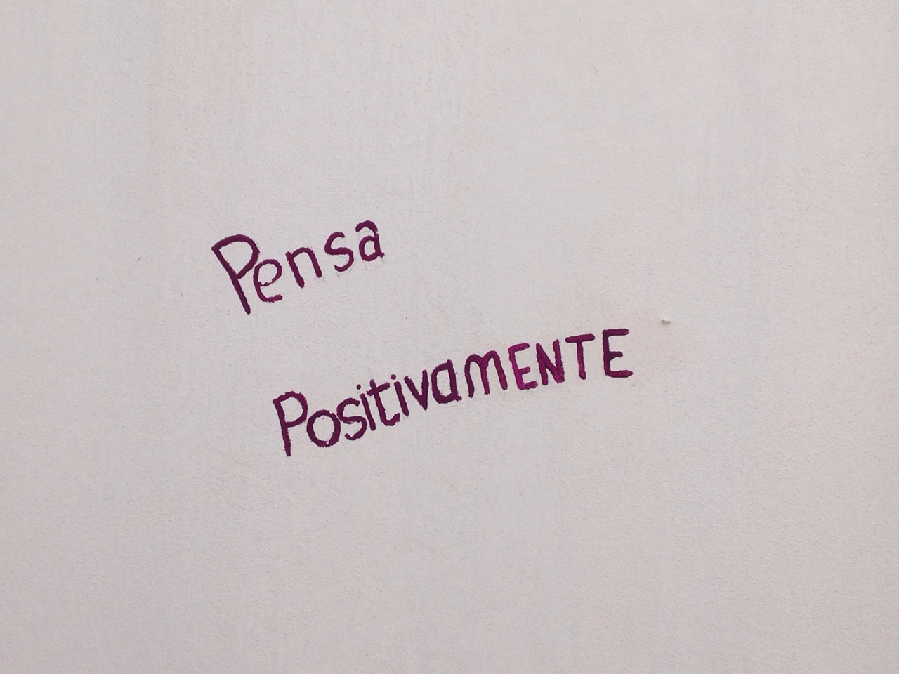 «Pensa Positivamente