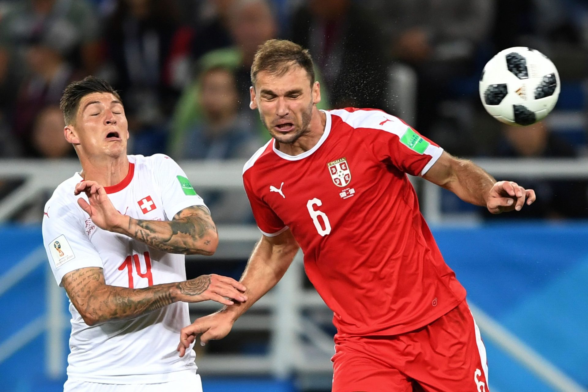 Mundial 2018. Suíça vence Sérvia já depois do minuto 90