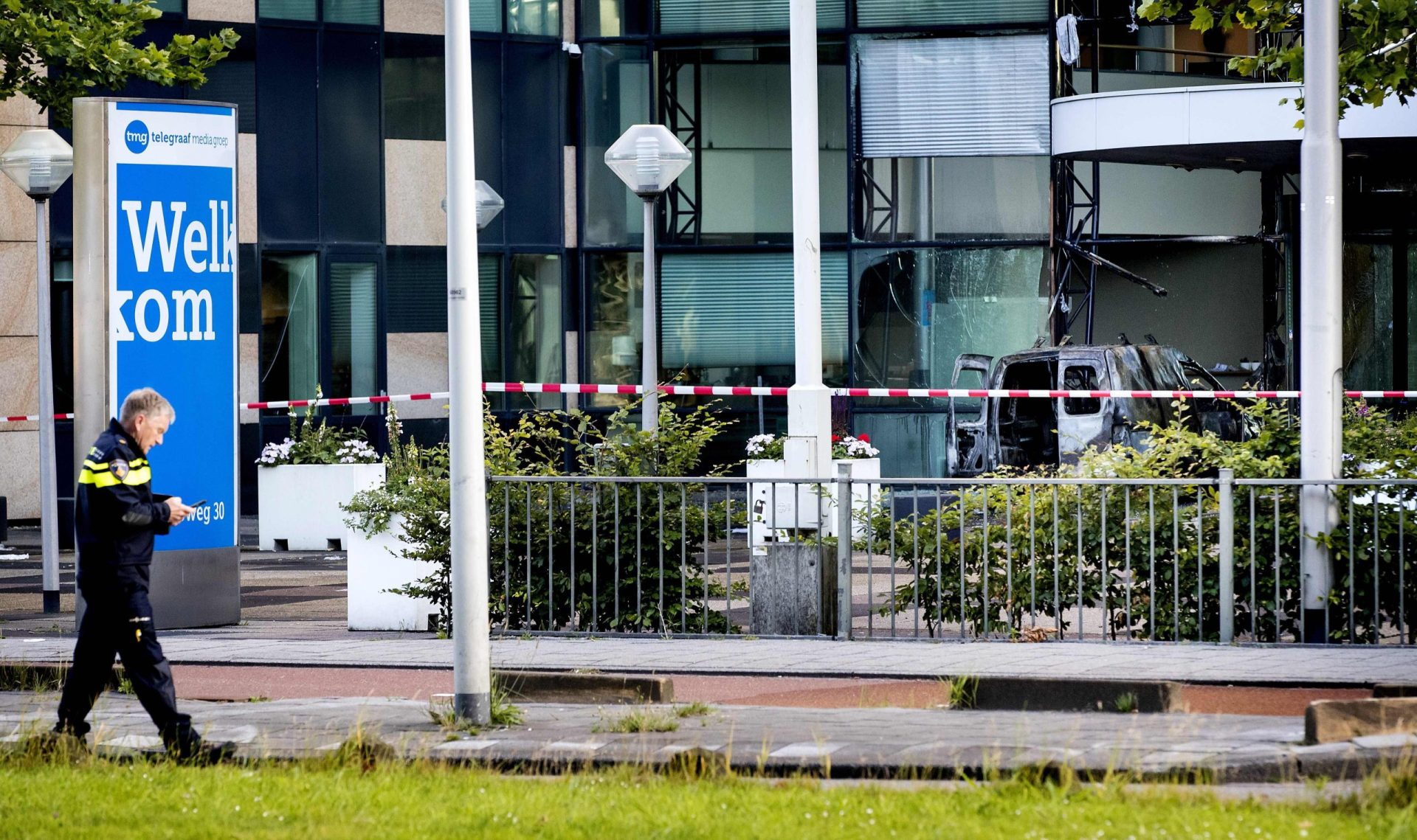 Jornal holandês De Telegraaf atacado esta manhã