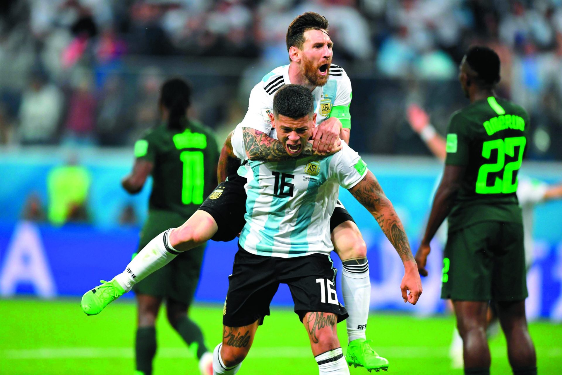 Argentina apura-se e torna possível encontro entre CR7 e Messi